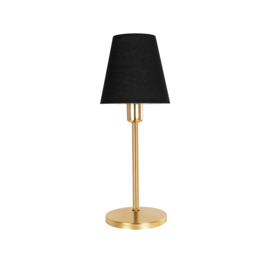 GLOBOSTAR® GLOSSY 204-0056 Μοντέρνο Επιτραπέζιο Φωτιστικό Πορτατίφ με Ντουί 1 x E14 AC 220-240V IP20 - Χρυσό & Μαύρο - Μ14 x Π14 x Υ36cm GLOBOSTAR® GLOSSY 204-0056 Μοντέρνο Επιτραπέζιο Φωτιστικό Πορτατίφ με Ντουί 1 x E14 AC 220-240V IP20 - Χρυσό & Μαύρο - Μ14 x Π14 x Υ36cm