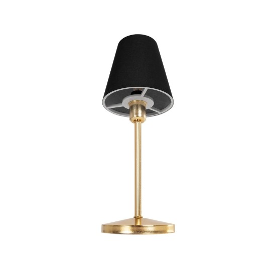 GLOBOSTAR® GLOSSY 204-0056 Μοντέρνο Επιτραπέζιο Φωτιστικό Πορτατίφ με Ντουί 1 x E14 AC 220-240V IP20 - Χρυσό & Μαύρο - Μ14 x Π14 x Υ36cm GLOBOSTAR® GLOSSY 204-0056 Μοντέρνο Επιτραπέζιο Φωτιστικό Πορτατίφ με Ντουί 1 x E14 AC 220-240V IP20 - Χρυσό & Μαύρο - Μ14 x Π14 x Υ36cm