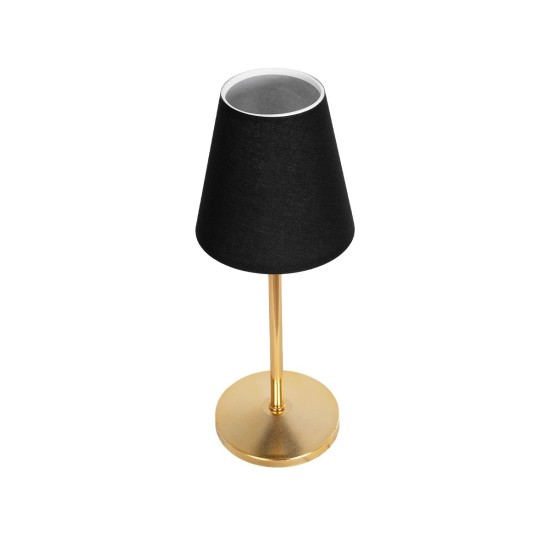 GLOBOSTAR® GLOSSY 204-0056 Μοντέρνο Επιτραπέζιο Φωτιστικό Πορτατίφ με Ντουί 1 x E14 AC 220-240V IP20 - Χρυσό & Μαύρο - Μ14 x Π14 x Υ36cm GLOBOSTAR® GLOSSY 204-0056 Μοντέρνο Επιτραπέζιο Φωτιστικό Πορτατίφ με Ντουί 1 x E14 AC 220-240V IP20 - Χρυσό & Μαύρο - Μ14 x Π14 x Υ36cm