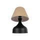 GLOBOSTAR® PYRAMID 204-0057 Μοντέρνο Επιτραπέζιο Φωτιστικό Πορτατίφ με Ντουί 1 x E27 AC 220-240V IP20 - Μαύρο & Μπεζ - Μ22 x Π22 x Υ30cm GLOBOSTAR® PYRAMID 204-0057 Μοντέρνο Επιτραπέζιο Φωτιστικό Πορτατίφ με Ντουί 1 x E27 AC 220-240V IP20 - Μαύρο & Μπεζ - Μ22 x Π22 x Υ30cm