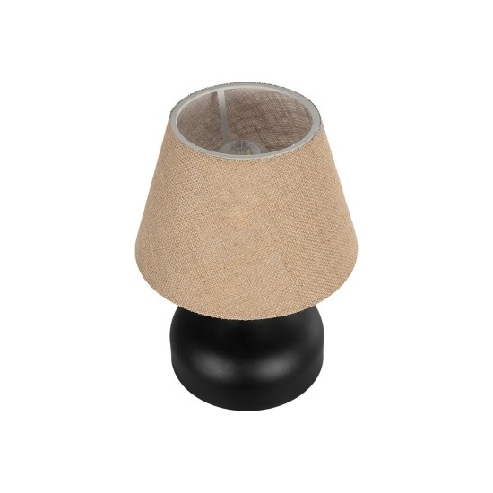 GLOBOSTAR® PYRAMID 204-0057 Μοντέρνο Επιτραπέζιο Φωτιστικό Πορτατίφ με Ντουί 1 x E27 AC 220-240V IP20 - Μαύρο & Μπεζ - Μ22 x Π22 x Υ30cm GLOBOSTAR® PYRAMID 204-0057 Μοντέρνο Επιτραπέζιο Φωτιστικό Πορτατίφ με Ντουί 1 x E27 AC 220-240V IP20 - Μαύρο & Μπεζ - Μ22 x Π22 x Υ30cm