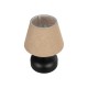 GLOBOSTAR® PYRAMID 204-0057 Μοντέρνο Επιτραπέζιο Φωτιστικό Πορτατίφ με Ντουί 1 x E27 AC 220-240V IP20 - Μαύρο & Μπεζ - Μ22 x Π22 x Υ30cm GLOBOSTAR® PYRAMID 204-0057 Μοντέρνο Επιτραπέζιο Φωτιστικό Πορτατίφ με Ντουί 1 x E27 AC 220-240V IP20 - Μαύρο & Μπεζ - Μ22 x Π22 x Υ30cm