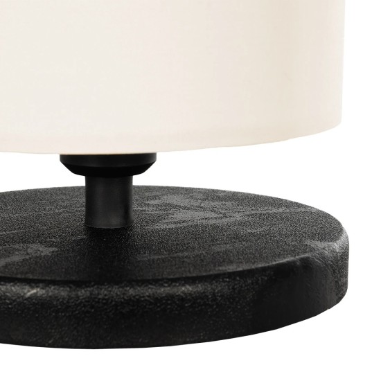 GLOBOSTAR® MINNIE 204-0062 Μοντέρνο Επιτραπέζιο Φωτιστικό Πορτατίφ με Ντουί 1 x E14 AC 220-240V IP20 - Μαύρο & Μπεζ - Μ15 x Π15 x Υ21cm GLOBOSTAR® MINNIE 204-0062 Μοντέρνο Επιτραπέζιο Φωτιστικό Πορτατίφ με Ντουί 1 x E14 AC 220-240V IP20 - Μαύρο & Μπεζ - Μ15 x Π15 x Υ21cm