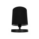 GLOBOSTAR® MINNIE 204-0063 Μοντέρνο Επιτραπέζιο Φωτιστικό Πορτατίφ με Ντουί 1 x E14 AC 220-240V IP20 - Μαύρο - Μ15 x Π15 x Υ21cm