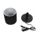 GLOBOSTAR® MINNIE 204-0063 Μοντέρνο Επιτραπέζιο Φωτιστικό Πορτατίφ με Ντουί 1 x E14 AC 220-240V IP20 - Μαύρο - Μ15 x Π15 x Υ21cm