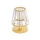 GLOBOSTAR® GLASSY 204-0064 Μοντέρνο Επιτραπέζιο Φωτιστικό Πορτατίφ με Ντουί 1 x E27 AC 220-240V IP20 - Χρυσό & Διάφανο - Μ18 x Π180 x Υ22cm GLOBOSTAR® GLASSY 204-0064 Μοντέρνο Επιτραπέζιο Φωτιστικό Πορτατίφ με Ντουί 1 x E27 AC 220-240V IP20 - Χρυσό & Διάφανο - Μ18 x Π180 x Υ22cm