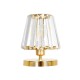 GLOBOSTAR® GLASSY 204-0064 Μοντέρνο Επιτραπέζιο Φωτιστικό Πορτατίφ με Ντουί 1 x E27 AC 220-240V IP20 - Χρυσό & Διάφανο - Μ18 x Π180 x Υ22cm GLOBOSTAR® GLASSY 204-0064 Μοντέρνο Επιτραπέζιο Φωτιστικό Πορτατίφ με Ντουί 1 x E27 AC 220-240V IP20 - Χρυσό & Διάφανο - Μ18 x Π180 x Υ22cm