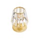 GLOBOSTAR® GLASSY 204-0064 Μοντέρνο Επιτραπέζιο Φωτιστικό Πορτατίφ με Ντουί 1 x E27 AC 220-240V IP20 - Χρυσό & Διάφανο - Μ18 x Π180 x Υ22cm GLOBOSTAR® GLASSY 204-0064 Μοντέρνο Επιτραπέζιο Φωτιστικό Πορτατίφ με Ντουί 1 x E27 AC 220-240V IP20 - Χρυσό & Διάφανο - Μ18 x Π180 x Υ22cm