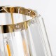 GLOBOSTAR® GLASSY 204-0064 Μοντέρνο Επιτραπέζιο Φωτιστικό Πορτατίφ με Ντουί 1 x E27 AC 220-240V IP20 - Χρυσό & Διάφανο - Μ18 x Π180 x Υ22cm GLOBOSTAR® GLASSY 204-0064 Μοντέρνο Επιτραπέζιο Φωτιστικό Πορτατίφ με Ντουί 1 x E27 AC 220-240V IP20 - Χρυσό & Διάφανο - Μ18 x Π180 x Υ22cm