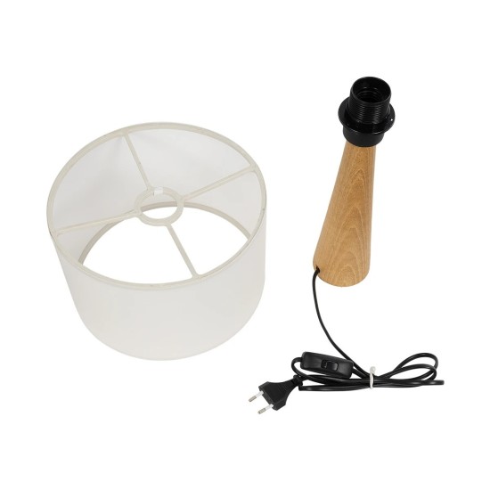 GLOBOSTAR® COBRA 204-0066 Μοντέρνο Επιτραπέζιο Φωτιστικό Πορτατίφ με Ντουί 1 x E27 AC 220-240V IP20 - Μπεζ & Λευκό - Μ24 x Π24 x Υ39cm GLOBOSTAR® COBRA 204-0066 Μοντέρνο Επιτραπέζιο Φωτιστικό Πορτατίφ με Ντουί 1 x E27 AC 220-240V IP20 - Μπεζ & Λευκό - Μ24 x Π24 x Υ39cm