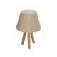 GLOBOSTAR® CAP 204-0067 Μοντέρνο Επιτραπέζιο Φωτιστικό Πορτατίφ με Ντουί 1 x E27 AC 220-240V IP20 - Καφέ & Μπεζ - Μ22 x Π22 x Υ33cm GLOBOSTAR® CAP 204-0067 Μοντέρνο Επιτραπέζιο Φωτιστικό Πορτατίφ με Ντουί 1 x E27 AC 220-240V IP20 - Καφέ & Μπεζ - Μ22 x Π22 x Υ33cm