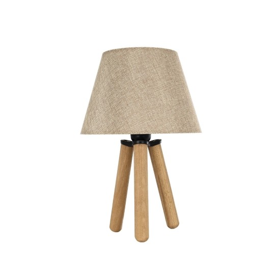 GLOBOSTAR® CAP 204-0067 Μοντέρνο Επιτραπέζιο Φωτιστικό Πορτατίφ με Ντουί 1 x E27 AC 220-240V IP20 - Καφέ & Μπεζ - Μ22 x Π22 x Υ33cm GLOBOSTAR® CAP 204-0067 Μοντέρνο Επιτραπέζιο Φωτιστικό Πορτατίφ με Ντουί 1 x E27 AC 220-240V IP20 - Καφέ & Μπεζ - Μ22 x Π22 x Υ33cm