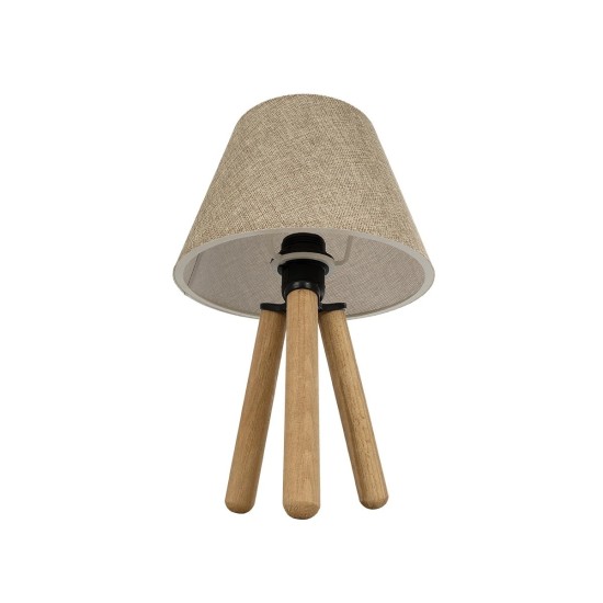 GLOBOSTAR® CAP 204-0067 Μοντέρνο Επιτραπέζιο Φωτιστικό Πορτατίφ με Ντουί 1 x E27 AC 220-240V IP20 - Καφέ & Μπεζ - Μ22 x Π22 x Υ33cm GLOBOSTAR® CAP 204-0067 Μοντέρνο Επιτραπέζιο Φωτιστικό Πορτατίφ με Ντουί 1 x E27 AC 220-240V IP20 - Καφέ & Μπεζ - Μ22 x Π22 x Υ33cm