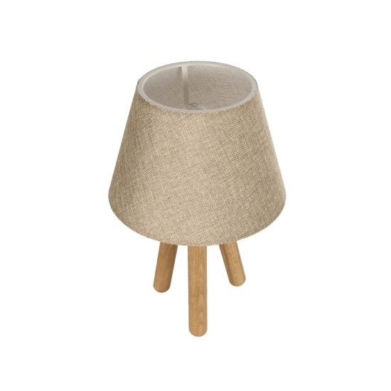 GLOBOSTAR® CAP 204-0067 Μοντέρνο Επιτραπέζιο Φωτιστικό Πορτατίφ με Ντουί 1 x E27 AC 220-240V IP20 - Καφέ & Μπεζ - Μ22 x Π22 x Υ33cm GLOBOSTAR® CAP 204-0067 Μοντέρνο Επιτραπέζιο Φωτιστικό Πορτατίφ με Ντουί 1 x E27 AC 220-240V IP20 - Καφέ & Μπεζ - Μ22 x Π22 x Υ33cm