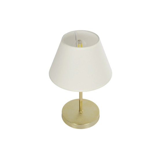 GLOBOSTAR® GLOSSY 204-0071 Μοντέρνο Επιτραπέζιο Φωτιστικό Πορτατίφ με Ντουί 1 x E27 AC 220-240V IP20 - Χρυσό & Λευκό - Μ22 x Π22 x Υ34cm GLOBOSTAR® GLOSSY 204-0071 Μοντέρνο Επιτραπέζιο Φωτιστικό Πορτατίφ με Ντουί 1 x E27 AC 220-240V IP20 - Χρυσό & Λευκό - Μ22 x Π22 x Υ34cm