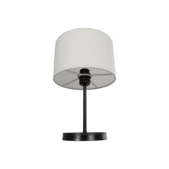 GLOBOSTAR® LARA 204-0075 Μοντέρνο Επιτραπέζιο Φωτιστικό Πορτατίφ με Ντουί 1 x E27 AC 220-240V IP20 - Μαύρο & Μπεζ - Μ24 x Π24 x Υ36cm GLOBOSTAR® LARA 204-0075 Μοντέρνο Επιτραπέζιο Φωτιστικό Πορτατίφ με Ντουί 1 x E27 AC 220-240V IP20 - Μαύρο & Μπεζ - Μ24 x Π24 x Υ36cm