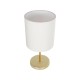 GLOBOSTAR® GLOSSY 204-0078 Μοντέρνο Επιτραπέζιο Φωτιστικό Πορτατίφ με Ντουί 1 x E27 AC 220-240V IP20 - Χρυσό & Μπεζ - Μ19 x Π19 x Υ38cm GLOBOSTAR® GLOSSY 204-0078 Μοντέρνο Επιτραπέζιο Φωτιστικό Πορτατίφ με Ντουί 1 x E27 AC 220-240V IP20 - Χρυσό & Μπεζ - Μ19 x Π19 x Υ38cm