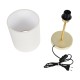 GLOBOSTAR® GLOSSY 204-0078 Μοντέρνο Επιτραπέζιο Φωτιστικό Πορτατίφ με Ντουί 1 x E27 AC 220-240V IP20 - Χρυσό & Μπεζ - Μ19 x Π19 x Υ38cm GLOBOSTAR® GLOSSY 204-0078 Μοντέρνο Επιτραπέζιο Φωτιστικό Πορτατίφ με Ντουί 1 x E27 AC 220-240V IP20 - Χρυσό & Μπεζ - Μ19 x Π19 x Υ38cm