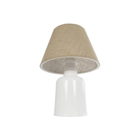 GLOBOSTAR® CIA 204-0082 Μοντέρνο Επιτραπέζιο Φωτιστικό Πορτατίφ με Ντουί 1 x E27 AC 220-240V IP20 - Λευκό & Μπεζ - Μ23 x Π23 x Υ31,5cm GLOBOSTAR® CIA 204-0082 Μοντέρνο Επιτραπέζιο Φωτιστικό Πορτατίφ με Ντουί 1 x E27 AC 220-240V IP20 - Λευκό & Μπεζ - Μ23 x Π23 x Υ31,5cm