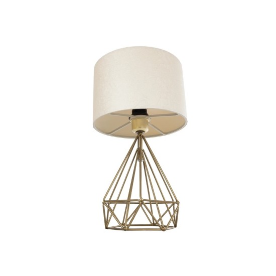 GLOBOSTAR® DIAMOND 204-0084 Μοντέρνο Επιτραπέζιο Φωτιστικό Πορτατίφ με Ντουί 1 x E27 AC 220-240V IP20 - Χρυσό & Μπεζ - Μ24,5 x Π24,5 x Υ40cm GLOBOSTAR® DIAMOND 204-0084 Μοντέρνο Επιτραπέζιο Φωτιστικό Πορτατίφ με Ντουί 1 x E27 AC 220-240V IP20 - Χρυσό & Μπεζ - Μ24,5 x Π24,5 x Υ40cm