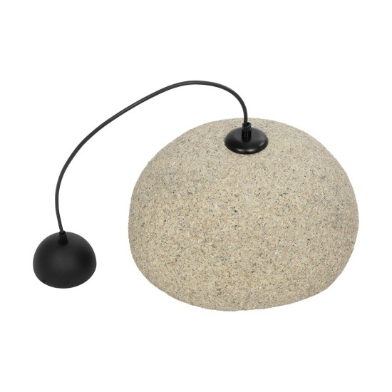 GLOBOSTAR® STONE 204-0123 Μοντέρνο Κρεμαστό Φωτιστικό Οροφής με Ντουί 1 x E27 AC 220-240V IP20 - Γκρι Μπέζ - Μ35 x Π31 x Υ26cm GLOBOSTAR® STONE 204-0123 Μοντέρνο Κρεμαστό Φωτιστικό Οροφής με Ντουί 1 x E27 AC 220-240V IP20 - Γκρι Μπέζ - Μ35 x Π31 x Υ26cm