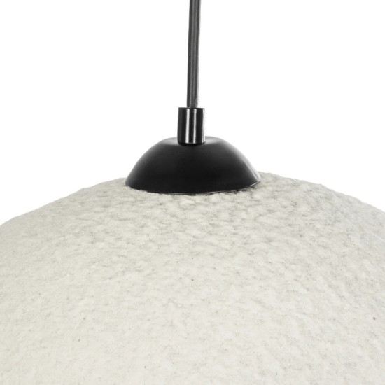 GLOBOSTAR® STONE 204-0124 Μοντέρνο Κρεμαστό Φωτιστικό Οροφής με Ντουί 1 x E27 AC 220-240V IP20 - Γκρι - Μ35 x Π31 x Υ26cm