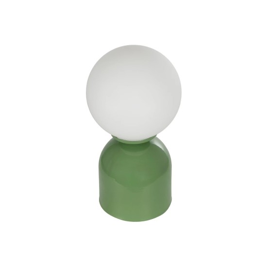 GLOBOSTAR® MAGIC 204-0130 Μοντέρνο Επιτραπέζιο Φωτιστικό Πορτατίφ με Ντουί 1 x E14 AC 220-240V IP20 - Πράσινο & Λευκό - Μ15 x Π15 x Υ28cm GLOBOSTAR® MAGIC 204-0130 Μοντέρνο Επιτραπέζιο Φωτιστικό Πορτατίφ με Ντουί 1 x E14 AC 220-240V IP20 - Πράσινο & Λευκό - Μ15 x Π15 x Υ28cm