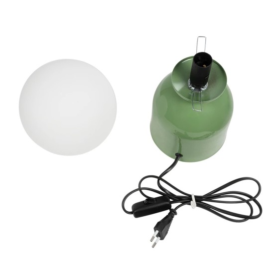 GLOBOSTAR® MAGIC 204-0130 Μοντέρνο Επιτραπέζιο Φωτιστικό Πορτατίφ με Ντουί 1 x E14 AC 220-240V IP20 - Πράσινο & Λευκό - Μ15 x Π15 x Υ28cm GLOBOSTAR® MAGIC 204-0130 Μοντέρνο Επιτραπέζιο Φωτιστικό Πορτατίφ με Ντουί 1 x E14 AC 220-240V IP20 - Πράσινο & Λευκό - Μ15 x Π15 x Υ28cm
