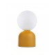 GLOBOSTAR® MAGIC 204-0131 Μοντέρνο Επιτραπέζιο Φωτιστικό Πορτατίφ με Ντουί 1 x E14 AC 220-240V IP20 - Κίτρινο & Λευκό - Μ15 x Π15 x Υ28cm GLOBOSTAR® MAGIC 204-0131 Μοντέρνο Επιτραπέζιο Φωτιστικό Πορτατίφ με Ντουί 1 x E14 AC 220-240V IP20 - Κίτρινο & Λευκό - Μ15 x Π15 x Υ28cm