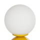 GLOBOSTAR® MAGIC 204-0131 Μοντέρνο Επιτραπέζιο Φωτιστικό Πορτατίφ με Ντουί 1 x E14 AC 220-240V IP20 - Κίτρινο & Λευκό - Μ15 x Π15 x Υ28cm GLOBOSTAR® MAGIC 204-0131 Μοντέρνο Επιτραπέζιο Φωτιστικό Πορτατίφ με Ντουί 1 x E14 AC 220-240V IP20 - Κίτρινο & Λευκό - Μ15 x Π15 x Υ28cm