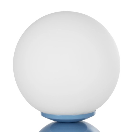 GLOBOSTAR® MAGIC 204-0133 Μοντέρνο Επιτραπέζιο Φωτιστικό Πορτατίφ με Ντουί 1 x E14 AC 220-240V IP20 - Μπλε & Λευκό - Μ15 x Π15 x Υ28cm GLOBOSTAR® MAGIC 204-0133 Μοντέρνο Επιτραπέζιο Φωτιστικό Πορτατίφ με Ντουί 1 x E14 AC 220-240V IP20 - Μπλε & Λευκό - Μ15 x Π15 x Υ28cm