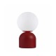 GLOBOSTAR® MAGIC 204-0135 Μοντέρνο Επιτραπέζιο Φωτιστικό Πορτατίφ με Ντουί 1 x E14 AC 220-240V IP20 - Κόκκινο & Λευκό - Μ15 x Π15 x Υ28cm GLOBOSTAR® MAGIC 204-0135 Μοντέρνο Επιτραπέζιο Φωτιστικό Πορτατίφ με Ντουί 1 x E14 AC 220-240V IP20 - Κόκκινο & Λευκό - Μ15 x Π15 x Υ28cm