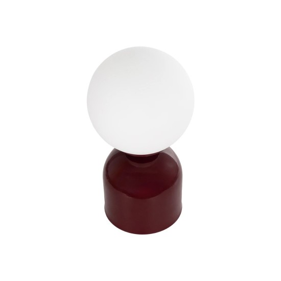 GLOBOSTAR® MAGIC 204-0135 Μοντέρνο Επιτραπέζιο Φωτιστικό Πορτατίφ με Ντουί 1 x E14 AC 220-240V IP20 - Κόκκινο & Λευκό - Μ15 x Π15 x Υ28cm GLOBOSTAR® MAGIC 204-0135 Μοντέρνο Επιτραπέζιο Φωτιστικό Πορτατίφ με Ντουί 1 x E14 AC 220-240V IP20 - Κόκκινο & Λευκό - Μ15 x Π15 x Υ28cm