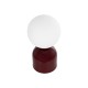 GLOBOSTAR® MAGIC 204-0135 Μοντέρνο Επιτραπέζιο Φωτιστικό Πορτατίφ με Ντουί 1 x E14 AC 220-240V IP20 - Κόκκινο & Λευκό - Μ15 x Π15 x Υ28cm GLOBOSTAR® MAGIC 204-0135 Μοντέρνο Επιτραπέζιο Φωτιστικό Πορτατίφ με Ντουί 1 x E14 AC 220-240V IP20 - Κόκκινο & Λευκό - Μ15 x Π15 x Υ28cm