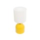 GLOBOSTAR® LOREN 204-0137 Μοντέρνο Επιτραπέζιο Φωτιστικό Πορτατίφ με Ντουί 1 x E14 AC 220-240V IP20 - Κίτρινο & Μπεζ - Μ15,5 x Π15,5 x Υ33cm GLOBOSTAR® LOREN 204-0137 Μοντέρνο Επιτραπέζιο Φωτιστικό Πορτατίφ με Ντουί 1 x E14 AC 220-240V IP20 - Κίτρινο & Μπεζ - Μ15,5 x Π15,5 x Υ33cm
