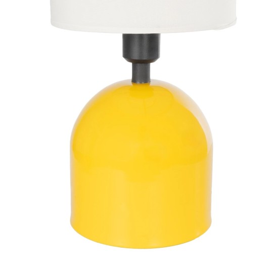 GLOBOSTAR® LOREN 204-0137 Μοντέρνο Επιτραπέζιο Φωτιστικό Πορτατίφ με Ντουί 1 x E14 AC 220-240V IP20 - Κίτρινο & Μπεζ - Μ15,5 x Π15,5 x Υ33cm GLOBOSTAR® LOREN 204-0137 Μοντέρνο Επιτραπέζιο Φωτιστικό Πορτατίφ με Ντουί 1 x E14 AC 220-240V IP20 - Κίτρινο & Μπεζ - Μ15,5 x Π15,5 x Υ33cm
