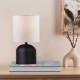 GLOBOSTAR® LOREN 204-0138 Μοντέρνο Επιτραπέζιο Φωτιστικό Πορτατίφ με Ντουί 1 x E14 AC 220-240V IP20 - Μαύρο & Εκρού - Μ15,5 x Π15,5 x Υ33cm GLOBOSTAR® LOREN 204-0138 Μοντέρνο Επιτραπέζιο Φωτιστικό Πορτατίφ με Ντουί 1 x E14 AC 220-240V IP20 - Μαύρο & Εκρού - Μ15,5 x Π15,5 x Υ33cm