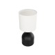 GLOBOSTAR® LOREN 204-0138 Μοντέρνο Επιτραπέζιο Φωτιστικό Πορτατίφ με Ντουί 1 x E14 AC 220-240V IP20 - Μαύρο & Εκρού - Μ15,5 x Π15,5 x Υ33cm GLOBOSTAR® LOREN 204-0138 Μοντέρνο Επιτραπέζιο Φωτιστικό Πορτατίφ με Ντουί 1 x E14 AC 220-240V IP20 - Μαύρο & Εκρού - Μ15,5 x Π15,5 x Υ33cm