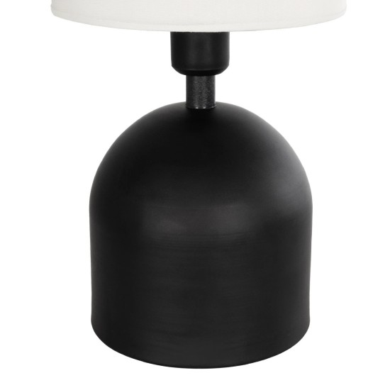 GLOBOSTAR® LOREN 204-0138 Μοντέρνο Επιτραπέζιο Φωτιστικό Πορτατίφ με Ντουί 1 x E14 AC 220-240V IP20 - Μαύρο & Εκρού - Μ15,5 x Π15,5 x Υ33cm GLOBOSTAR® LOREN 204-0138 Μοντέρνο Επιτραπέζιο Φωτιστικό Πορτατίφ με Ντουί 1 x E14 AC 220-240V IP20 - Μαύρο & Εκρού - Μ15,5 x Π15,5 x Υ33cm