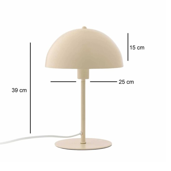 GLOBOSTAR® GASCEIO 204-0140 Μοντέρνο Επιτραπέζιο Φωτιστικό Πορτατίφ με Ντουί 1 x E27 AC 220-240V IP20 - Μπεζ - Μ25 x Π25 x Υ37cm GLOBOSTAR® GASCEIO 204-0140 Μοντέρνο Επιτραπέζιο Φωτιστικό Πορτατίφ με Ντουί 1 x E27 AC 220-240V IP20 - Μπεζ - Μ25 x Π25 x Υ37cm