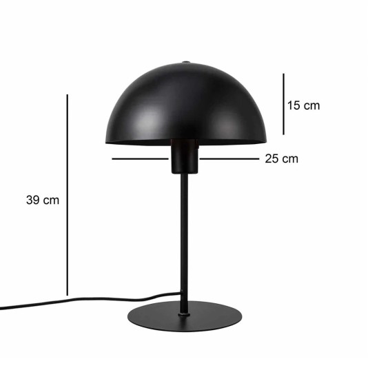 GLOBOSTAR® GASCEIO 204-0141 Μοντέρνο Επιτραπέζιο Φωτιστικό Πορτατίφ με Ντουί 1 x E27 AC 220-240V IP20 - Μαύρο - Μ25 x Π25 x Υ37m GLOBOSTAR® GASCEIO 204-0141 Μοντέρνο Επιτραπέζιο Φωτιστικό Πορτατίφ με Ντουί 1 x E27 AC 220-240V IP20 - Μαύρο - Μ25 x Π25 x Υ37m