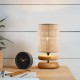 GLOBOSTAR® KLOO 204-0143 Boho Επιτραπέζιο Φωτιστικό Πορτατίφ με Ντουί 1 x E14 AC 220-240V IP20 - Καφέ & Μπεζ - Μ15 x Π15 x Υ35cm GLOBOSTAR® KLOO 204-0143 Boho Επιτραπέζιο Φωτιστικό Πορτατίφ με Ντουί 1 x E14 AC 220-240V IP20 - Καφέ & Μπεζ - Μ15 x Π15 x Υ35cm