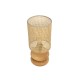 GLOBOSTAR® KLOO 204-0143 Boho Επιτραπέζιο Φωτιστικό Πορτατίφ με Ντουί 1 x E14 AC 220-240V IP20 - Καφέ & Μπεζ - Μ15 x Π15 x Υ35cm GLOBOSTAR® KLOO 204-0143 Boho Επιτραπέζιο Φωτιστικό Πορτατίφ με Ντουί 1 x E14 AC 220-240V IP20 - Καφέ & Μπεζ - Μ15 x Π15 x Υ35cm