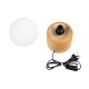 GLOBOSTAR® BOARD 204-0144 Μοντέρνο Επιτραπέζιο Φωτιστικό Πορτατίφ με Ντουί 1 x E14 AC 220-240V IP20 - Μπεζ & Λευκό - Μ15 x Π15 x Υ24cm GLOBOSTAR® BOARD 204-0144 Μοντέρνο Επιτραπέζιο Φωτιστικό Πορτατίφ με Ντουί 1 x E14 AC 220-240V IP20 - Μπεζ & Λευκό - Μ15 x Π15 x Υ24cm