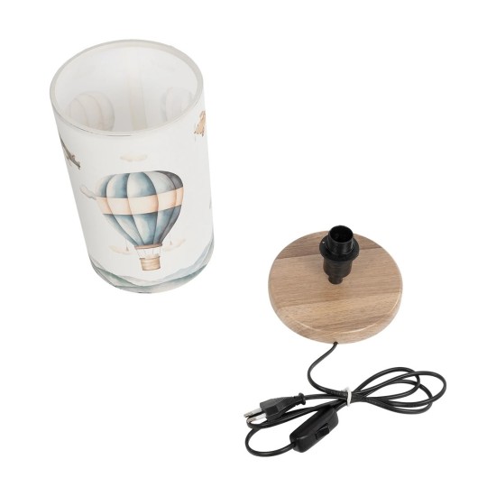 GLOBOSTAR® BALLON 204-0145 Παιδικό Επιτραπέζιο Φωτιστικό Πορτατίφ με Ντουί 1 x E14 AC 220-240V IP20 - Πολύχρωμο - Μ15 x Π15 x Υ30cm GLOBOSTAR® BALLON 204-0145 Παιδικό Επιτραπέζιο Φωτιστικό Πορτατίφ με Ντουί 1 x E14 AC 220-240V IP20 - Πολύχρωμο - Μ15 x Π15 x Υ30cm