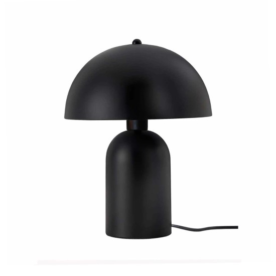 GLOBOSTAR® GASCO 204-0146 Μοντέρνο Επιτραπέζιο Φωτιστικό Πορτατίφ με Ντουί 1 x E27 AC 220-240V IP20 - Μαύρο - Μ26 x Π26 x Υ35cm