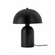 GLOBOSTAR® GASCO 204-0146 Μοντέρνο Επιτραπέζιο Φωτιστικό Πορτατίφ με Ντουί 1 x E27 AC 220-240V IP20 - Μαύρο - Μ26 x Π26 x Υ35cm