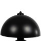 GLOBOSTAR® GASCO 204-0146 Μοντέρνο Επιτραπέζιο Φωτιστικό Πορτατίφ με Ντουί 1 x E27 AC 220-240V IP20 - Μαύρο - Μ26 x Π26 x Υ35cm