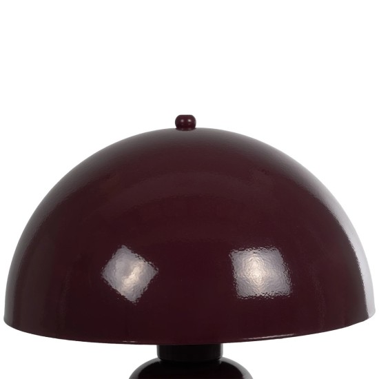 GLOBOSTAR® GASCO 204-0148 Μοντέρνο Επιτραπέζιο Φωτιστικό Πορτατίφ με Ντουί 1 x E27 AC 220-240V IP20 - Κόκκινο - Μ26 x Π26 x Υ35cm GLOBOSTAR® GASCO 204-0148 Μοντέρνο Επιτραπέζιο Φωτιστικό Πορτατίφ με Ντουί 1 x E27 AC 220-240V IP20 - Κόκκινο - Μ26 x Π26 x Υ35cm
