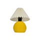 GLOBOSTAR® LISBON 204-0155 Μοντέρνο Επιτραπέζιο Φωτιστικό Πορτατίφ με Ντουί 1 x E27 AC 220-240V IP20 - Κίτρινο & Μπεζ - Μ24 x Π24 x Υ28cm GLOBOSTAR® LISBON 204-0155 Μοντέρνο Επιτραπέζιο Φωτιστικό Πορτατίφ με Ντουί 1 x E27 AC 220-240V IP20 - Κίτρινο & Μπεζ - Μ24 x Π24 x Υ28cm